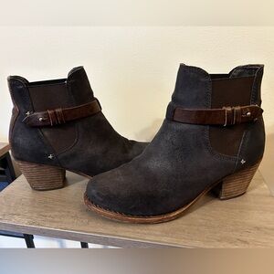 Vintage Rag & Bone Harrow Leather Suede Chelsea Boots, Size 37.5 So Comfortable!